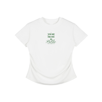 I.Y.S.M.O.I.P.T.I.M.B.A Vintage Washed Bodycon Cotton T-Shirt